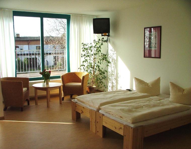 Doppelzimmer 12 Gaestehaus Muehlenstein Bad Sulze Bagian luar foto
